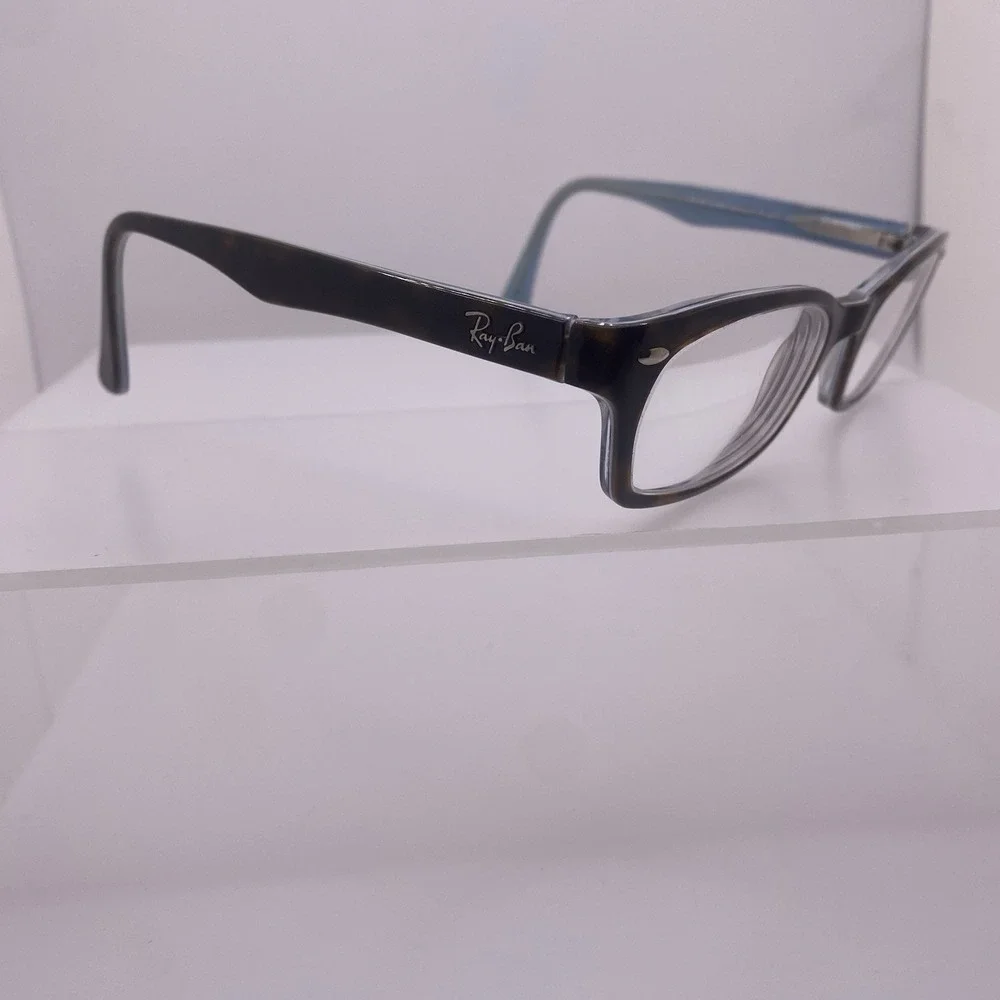 Ray-Ban Eyeglasses Women FRAMES ONLY RB 5150 50-19-135 Brown Tortoise Blue 485 - Picture 5 of 16